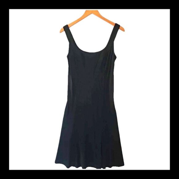 Lauren Ralph Lauren Petite Black A‎ Line dress Midi 6P Sleeveless Classic - Picture 1 of 13